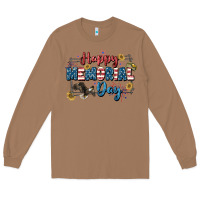 Toasted Coconut Happy memorial day 4th of july Long Sleeve Tee - CowGirlArtShop