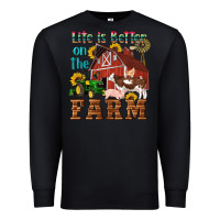 Black western life is better on the farm Premium Sweatshirt - Artiststas