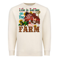 Sandshell western life is better on the farm Premium Sweatshirt - Artiststas