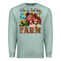 Seafoam western life is better on the farm Premium Sweatshirt - Artiststas