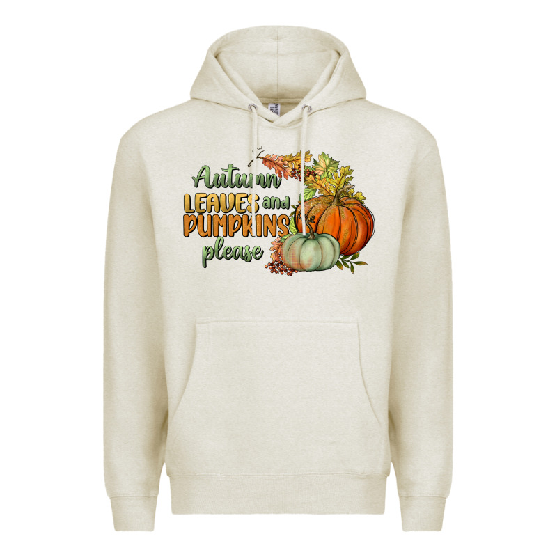Autumn Leaves And Pumpkins Please Premium Hoodie by BundleAndBundleShop | Teevron