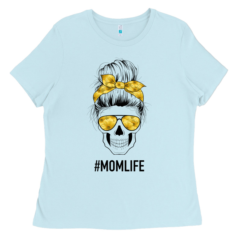 Yellow Flower Mom Skull Ladies Tee by Bettercallsaul | Teevron