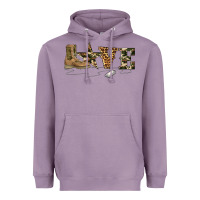 Lavender camouflage military boots love Heavyweight Hoodie - Artiststas
