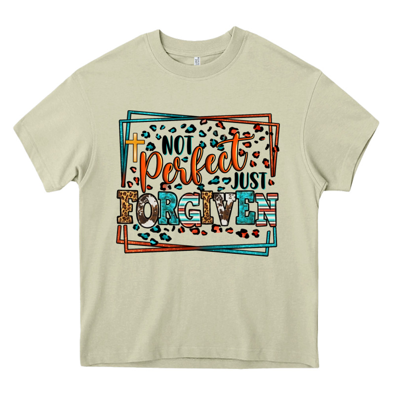 Not Perfect Just Forgiven Heavy Core Tee by LillyAllenDesigns | Teevron