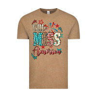 Vintage Coffee Little miss America 4th of july Vintage Tee - HowdyJamesFarm