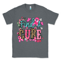 Charcoal Heather find a cure Classic Tee - NancyCooperArtShop