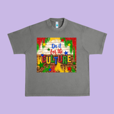 Do It For The Culture Urban Heavy Tee Designed By Tumblerdesignbyshophia