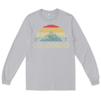 Moon Dust Colorado Retro Vintage Mountains Nature Hiking Long Sleeve Tee - minhPixels