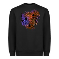 Black halloween patch  4 Heavyweight Sweatshirt - BundleAndBundleShop