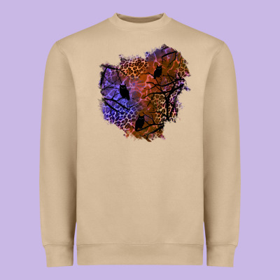 Halloween Patch  4 Heavyweight Sweatshirt Designed By Bundleandbundleshop