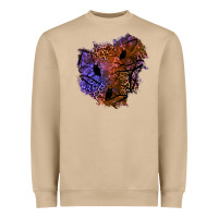 Mushroom halloween patch  4 Heavyweight Sweatshirt - BundleAndBundleShop