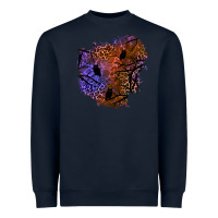 Navy halloween patch  4 Heavyweight Sweatshirt - BundleAndBundleShop