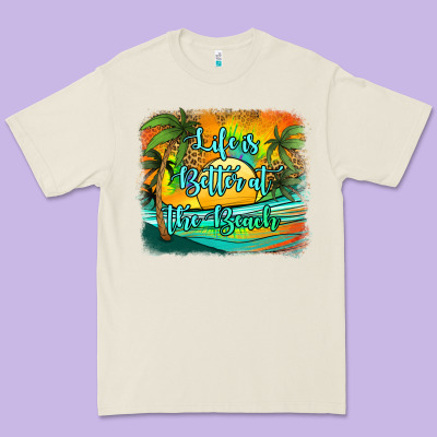 Life Is Better At The Beach Premium Tee Designed By Jasminsmagicworld