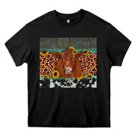 Black red angus leopard Heavy Core Tee - JahusDesignShop