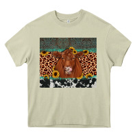 Mossy red angus leopard Heavy Core Tee - JahusDesignShop