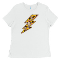 White Sunflower and Skull Lightning Ladies Tee - Bettercallsaul