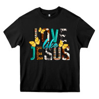Black Love Like Jesus Heavy Core Tee - LillyAllenDesigns