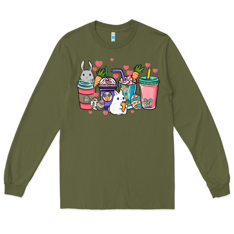 Easter Day Coffee Drink Long Sleeve Tee by HowdyJamesFarm | Teevron