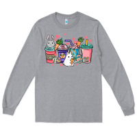 Heather Grey Easter Day coffee drink Long Sleeve Tee - HowdyJamesFarm