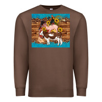 Chestnut western farm cow pig rooster chick farm chicken barn Premium Sweatshirt - Artiststas