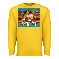 Lemon western farm cow pig rooster chick farm chicken barn Premium Sweatshirt - Artiststas
