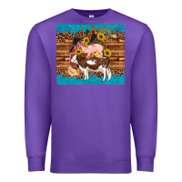 Western Farm Cow Pig Rooster Chick Farm Chicken Barn Premium Sweatshirt | Teevron