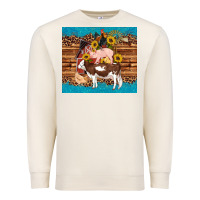 Sandshell western farm cow pig rooster chick farm chicken barn Premium Sweatshirt - Artiststas