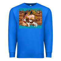True Royal western farm cow pig rooster chick farm chicken barn Premium Sweatshirt - Artiststas