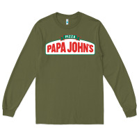 Army Green product pizza papa jhons Long Sleeve Tee - minhPixels