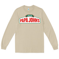 Mushroom product pizza papa jhons Long Sleeve Tee - minhPixels