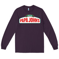 Plum product pizza papa jhons Long Sleeve Tee - minhPixels