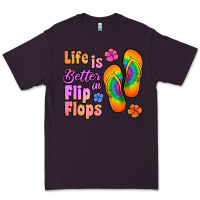 Plum life is better in flip flops Premium Tee - Jasminsmagicworld