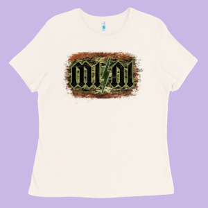 Camouflage Patterned Mini Tried Ladies Tee Designed By Bettercallsaul