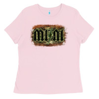 Bubblegum Pink Camouflage Patterned Mini Tried Ladies Tee - Bettercallsaul