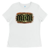 White Camouflage Patterned Mini Tried Ladies Tee - Bettercallsaul