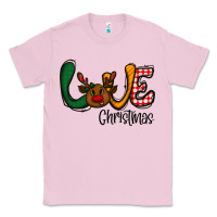 Bubblegum Pink love Christmas Classic Tee - CowhideDigitalArt