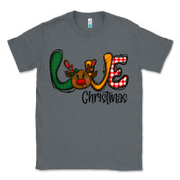 Charcoal Heather love Christmas Classic Tee - CowhideDigitalArt