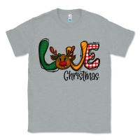 Heather Grey love Christmas Classic Tee - CowhideDigitalArt