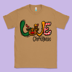 Love Christmas Classic Tee Designed By Cowhidedigitalart