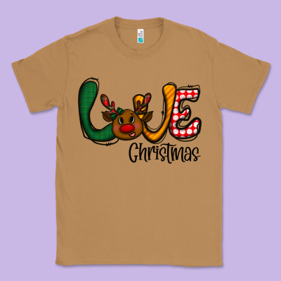 Love Christmas Classic Tee Designed By Cowhidedigitalart