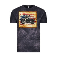 Cloud Black old indians never die Vintage Tee - TumblerDesignByShophia