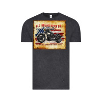 Vintage Black old indians never die Vintage Tee - TumblerDesignByShophia