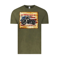 Vintage Olive old indians never die Vintage Tee - TumblerDesignByShophia