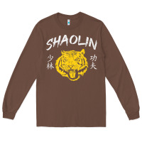 Chestnut Tiger Shaolin Kung Fu Chinese Symbol Wushu Martial Arts Gift Long Sleeve Tee - minhPixels