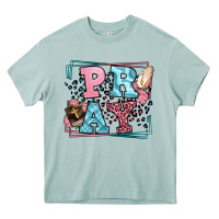Arona Pray leopard frame Heavy Core Tee - LillyAllenDesigns