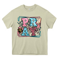 Mossy Pray leopard frame Heavy Core Tee - LillyAllenDesigns