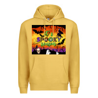 Antique Gold it's spooky season tumbler Premium Hoodie - BundleAndBundleShop