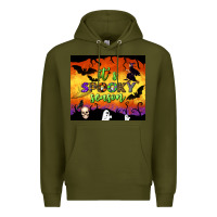 Army Green it's spooky season tumbler Premium Hoodie - BundleAndBundleShop