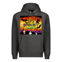 Charcoal Heather it's spooky season tumbler Premium Hoodie - BundleAndBundleShop