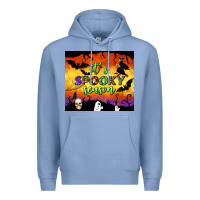 Colony Blue it's spooky season tumbler Premium Hoodie - BundleAndBundleShop